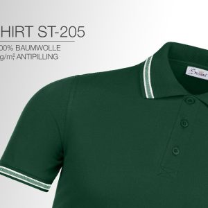 Polo-Shirt mit farbigem Bündchen