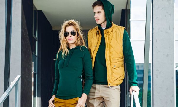 Kapuzen Sweater, einfarbig, Premium